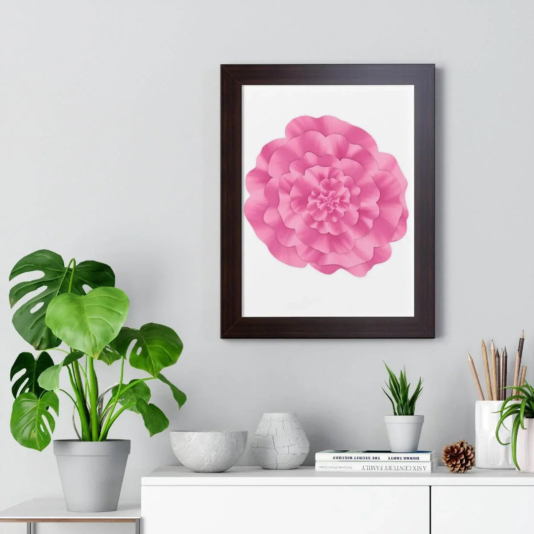 Abstract Peony Flower Framed Print, Poster, Laura Christine Photography & Design, Framed, Home & Living, Indoor, Paper, Posters, Laura Christine Photography & Design, laurachristinedesign.com