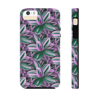 Tradescantia Nanouk Phone Case, Phone Case, Printify, Accessories, Glossy, iPhone Cases, Matte, Phone accessory, Phone Cases, Samsung Cases, Laura Christine Photography & Design, laurachristinedesign.com