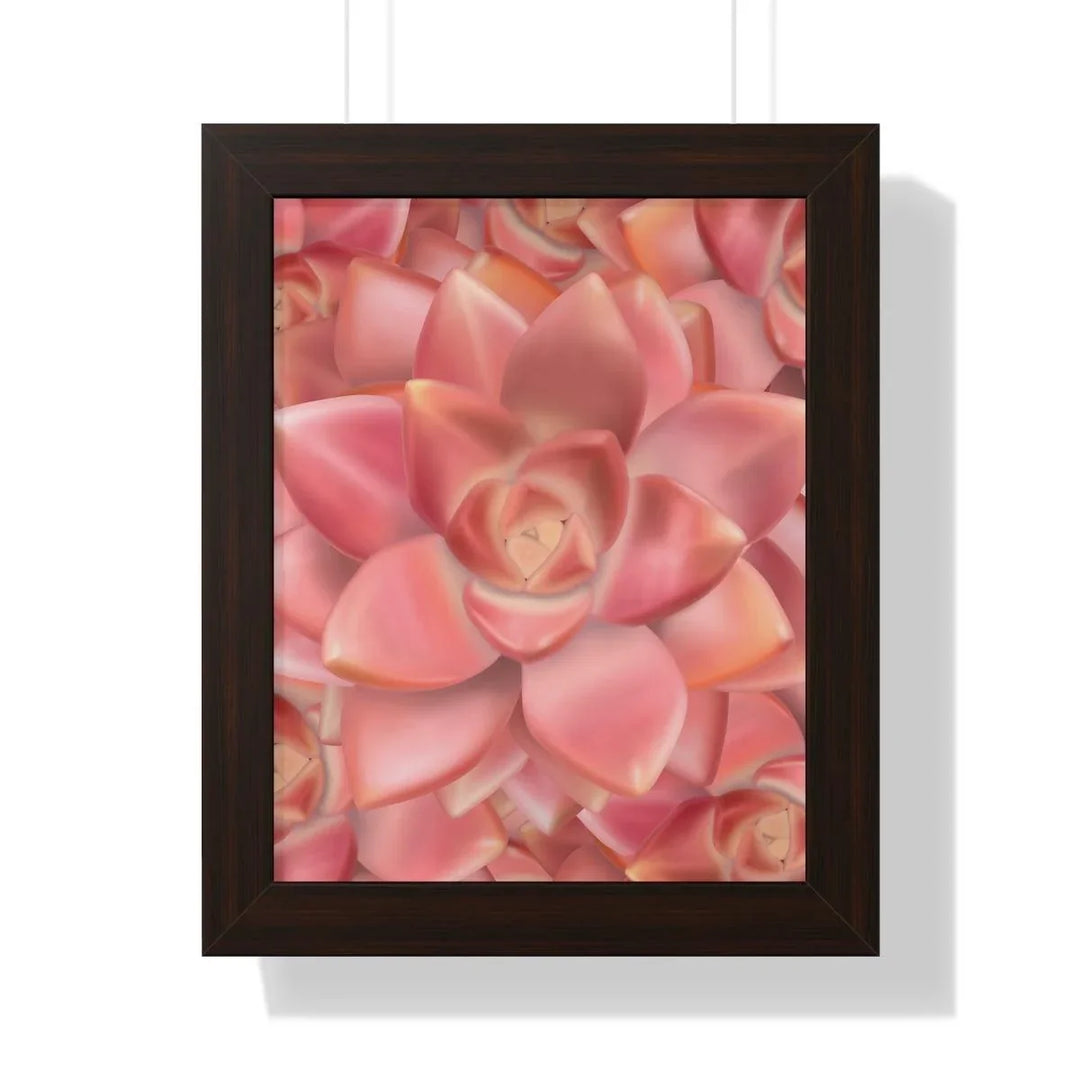 Graptosedum 'California Sunset' Succulent Framed Print, Poster, Laura Christine Photography & Design, Framed, Home & Living, Indoor, Paper, Posters, Laura Christine Photography & Design, laurachristinedesign.com