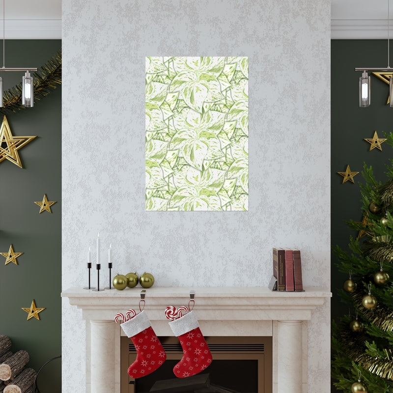 Snow Queen Pothos Print