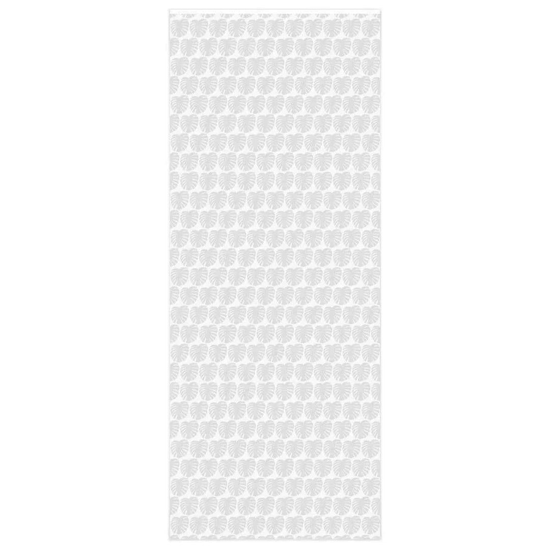 Monstera Wrapping Paper – Gray Monstera Print Botanical Pattern Wrap