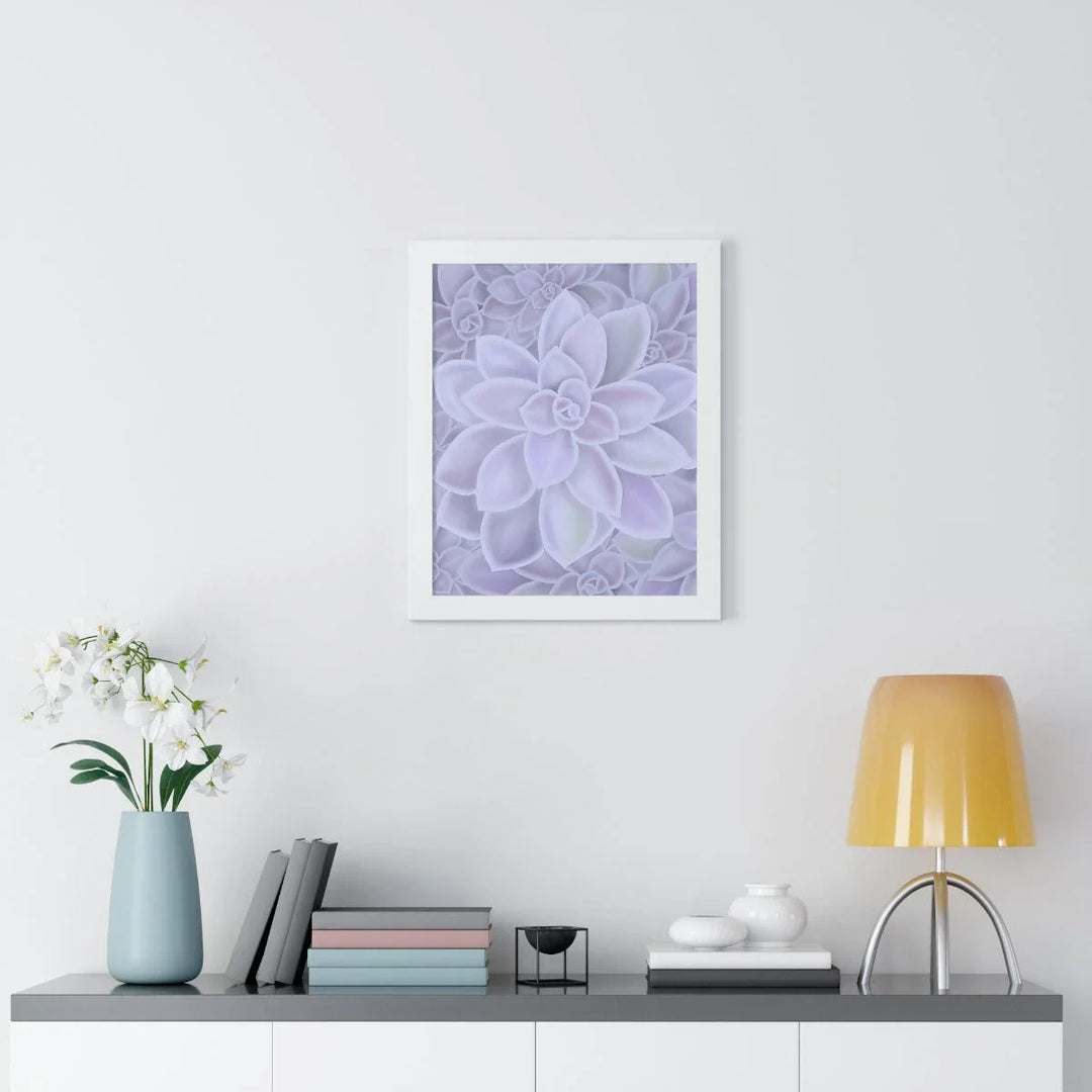 Graptopetalum 'Murasaki' Succulent Framed Print, Poster, Laura Christine Photography & Design, Framed, Home & Living, Indoor, Paper, Posters, Laura Christine Photography & Design, laurachristinedesign.com