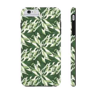 Calathea White Fusion Phone Case, Phone Case, Printify, Accessories, Android, Calathea, Gift, Glossy, House Plant, Illustration, Indoor Plant, Iphone, iPhone Cases, Matte, Mobile, Phone accessory, Phone Case, Phone Cases, Plant, Prayer Plant, Protective Case, Samsung Cases, White Fusion, Laura Christine Photography & Design, laurachristinedesign.com