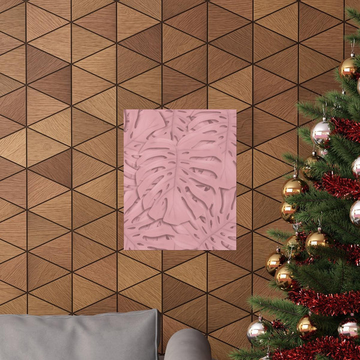 Soft Pink Monstera Print, Poster, Laura Christine Photography & Design, Back to School, Home & Living, Indoor, Matte, Paper, Posters, Valentine's Day promotion, Laura Christine Photography & Design, laurachristinedesign.com