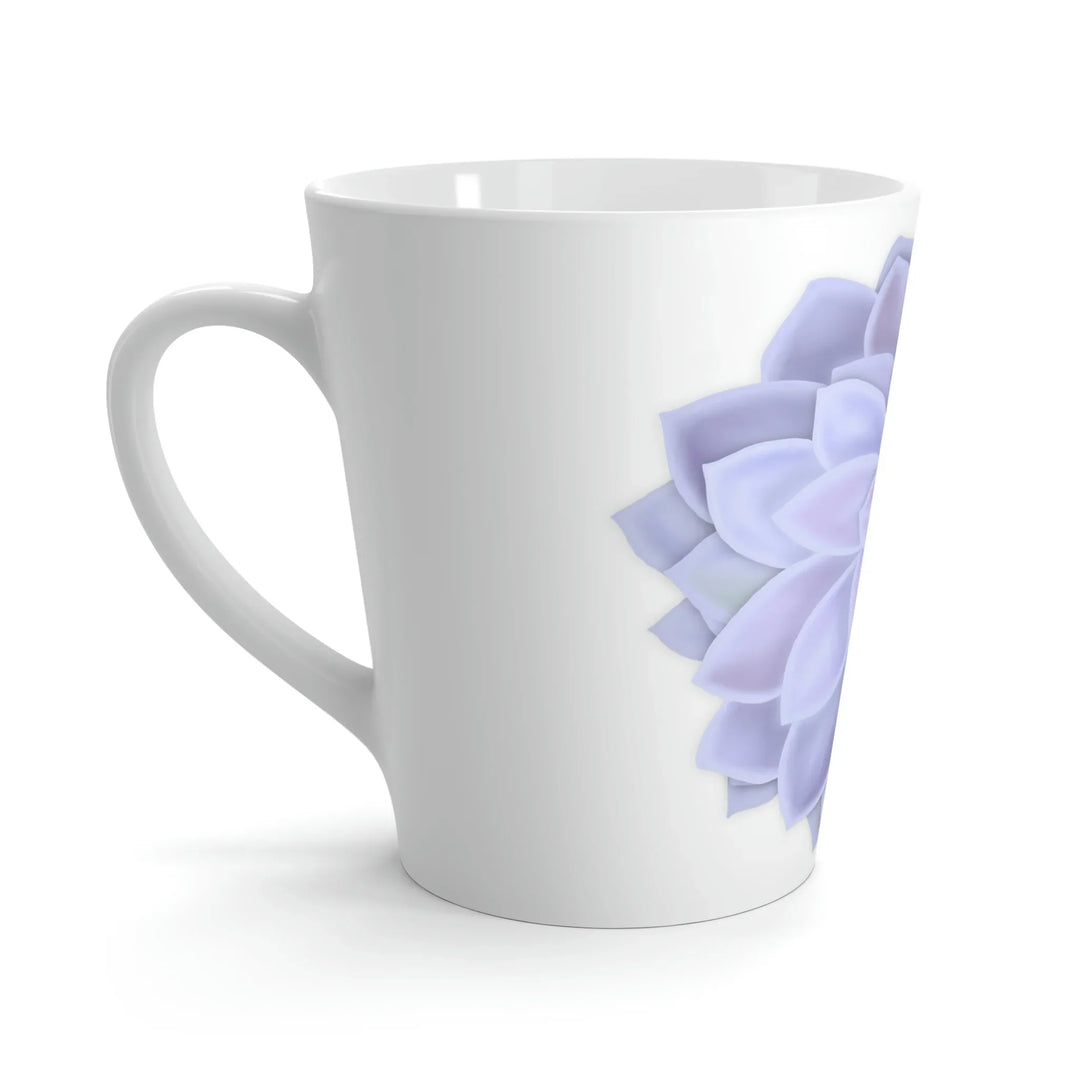 Succulent Mug - Durable Ceramic Coffee Mug With Easy Grip Handle & Pastel Design