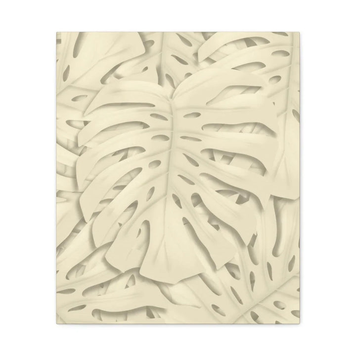 Soft Beige Monstera Canvas, Canvas, Laura Christine Photography & Design, Art & Wall Decor, Canvas, Hanging Hardware, Home & Living, Indoor, Laura Christine Photography & Design, laurachristinedesign.com