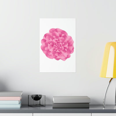 Abstract Peony Flower Print, Poster, Printify, Back to School, Home & Living, Indoor, Matte, Paper, Posters, Valentine's Day promotion, Laura Christine Photography & Design, laurachristinedesign.com