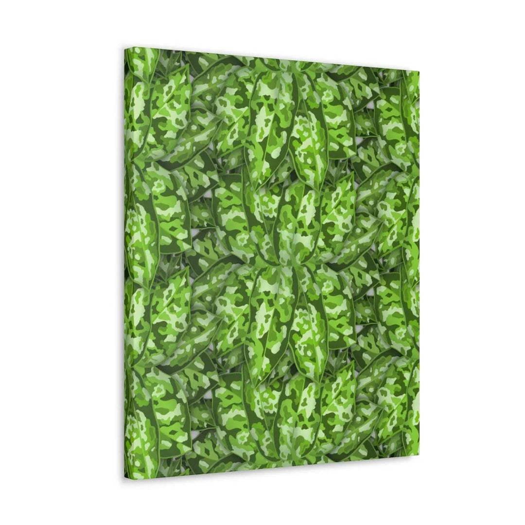 Aglaonema Pictum Tricolor Canvas, Canvas, Laura Christine Photography & Design, Art & Wall Decor, Canvas, Hanging Hardware, Home & Living, Indoor, Laura Christine Photography & Design, laurachristinedesign.com