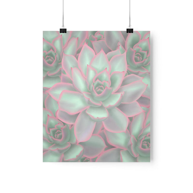 Echeveria Violet Queen Succulent Print, Poster, Laura Christine Photography & Design, Back to School, Home & Living, Indoor, Matte, Paper, Posters, Valentine&