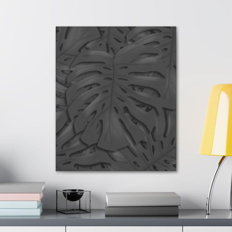 Charcoal Monstera Canvas, Canvas, Laura Christine Photography & Design, Art & Wall Decor, Canvas, Hanging Hardware, Home & Living, Indoor, Laura Christine Photography & Design, laurachristinedesign.com