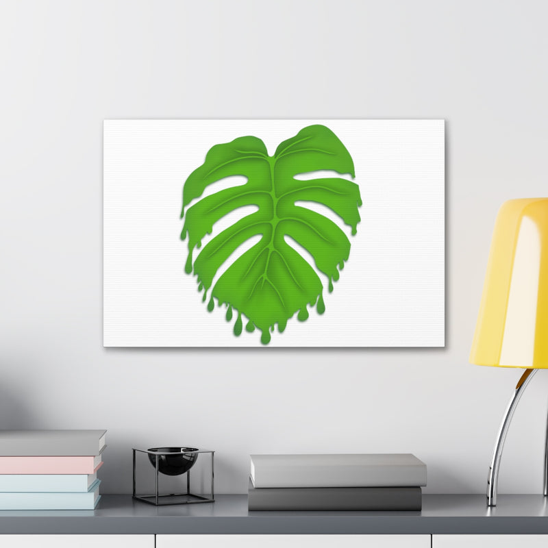 Melting Monstera Canvas