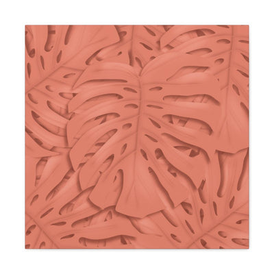 Coral Monstera Canvas, Canvas, Laura Christine Photography & Design, Art & Wall Decor, Canvas, Hanging Hardware, Home & Living, Indoor, Laura Christine Photography & Design, laurachristinedesign.com