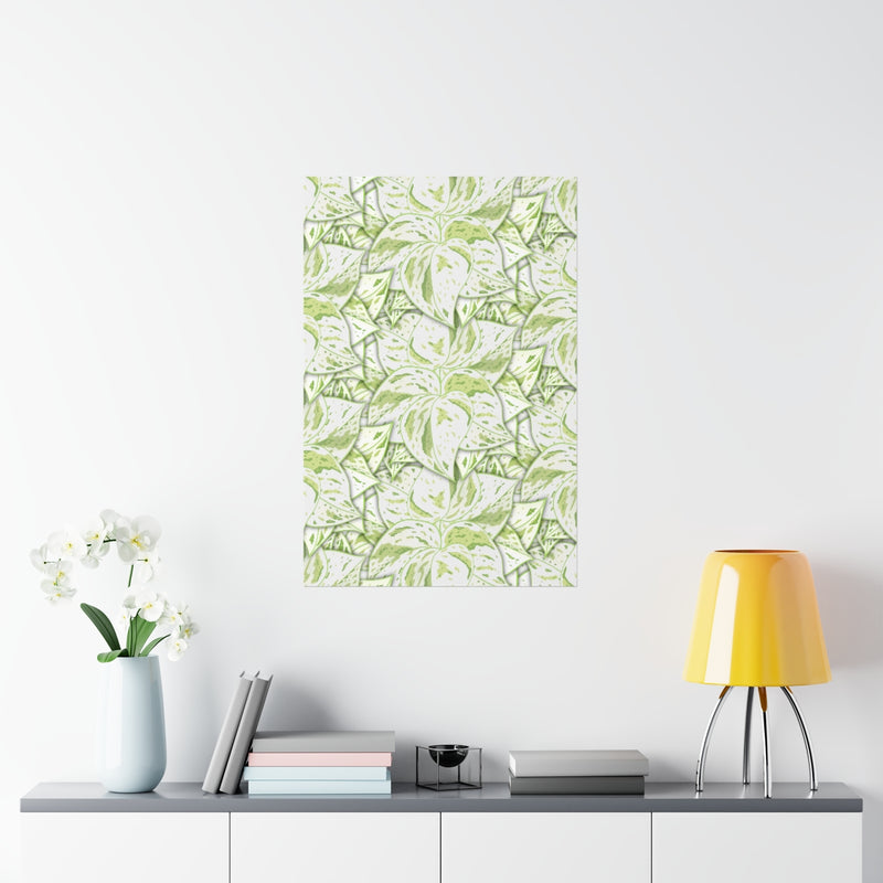 Snow Queen Pothos Print