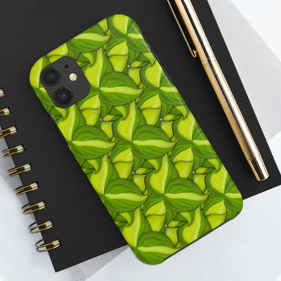 Philodendron Brasil Phone Case, Phone Case, Printify, Accessories, Glossy, iPhone Cases, Matte, Phone accessory, Phone Cases, Samsung Cases, Laura Christine Photography & Design, laurachristinedesign.com