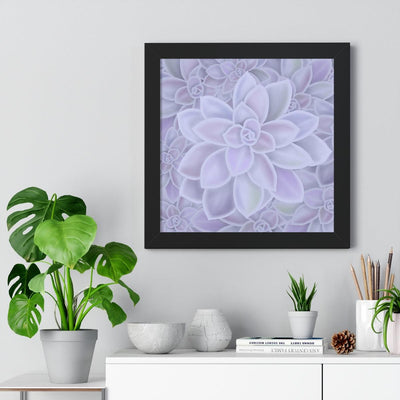 Graptopetalum 'Murasaki' Succulent Framed Print, Poster, Laura Christine Photography & Design, Framed, Home & Living, Indoor, Paper, Posters, Laura Christine Photography & Design, laurachristinedesign.com