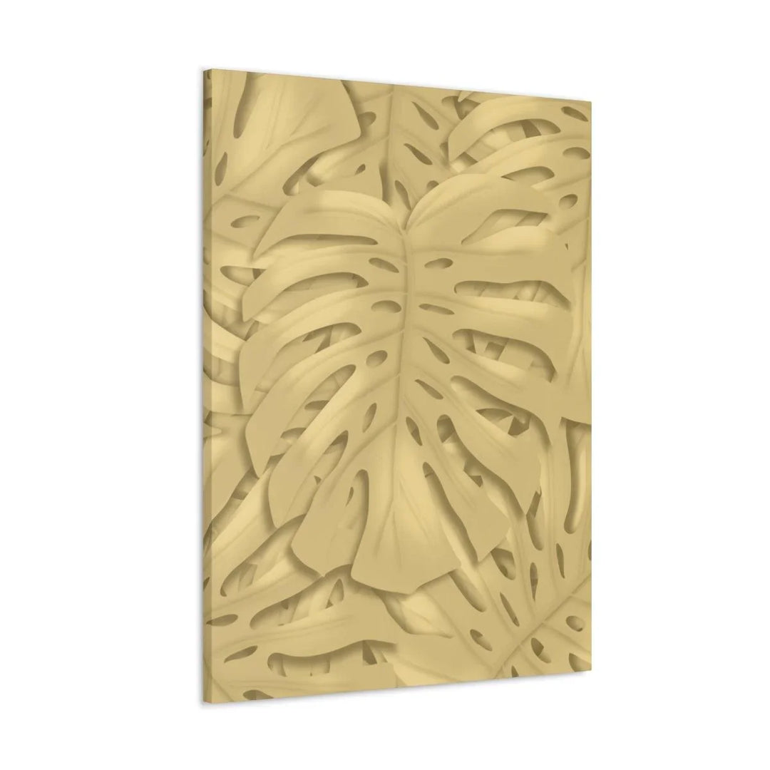 Golden Monstera Canvas, Canvas, Laura Christine Photography & Design, Art & Wall Decor, Canvas, Hanging Hardware, Home & Living, Indoor, Laura Christine Photography & Design, laurachristinedesign.com