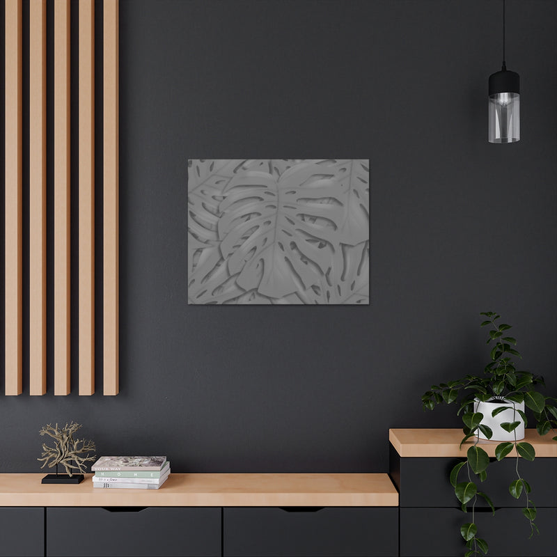 Smokey Monstera Canvas