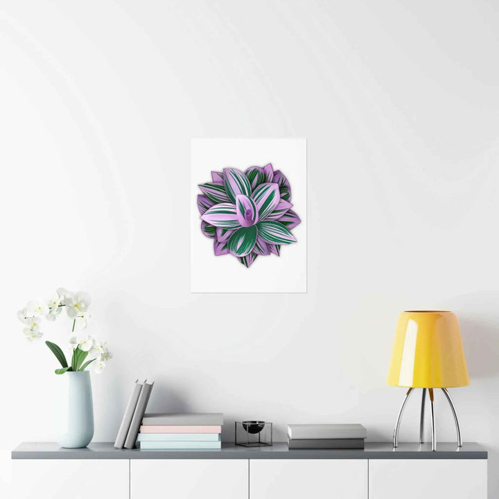 Tradescantia Nanouk Print – Botanical Wall Art on Museum-Grade Paper Poster Unframed