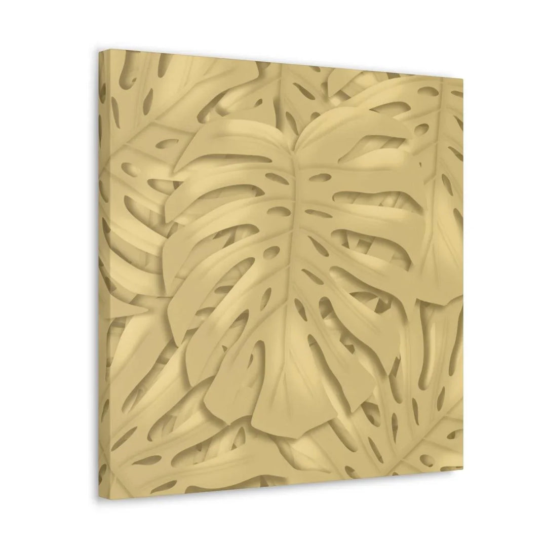 Golden Monstera Canvas, Canvas, Laura Christine Photography & Design, Art & Wall Decor, Canvas, Hanging Hardware, Home & Living, Indoor, Laura Christine Photography & Design, laurachristinedesign.com