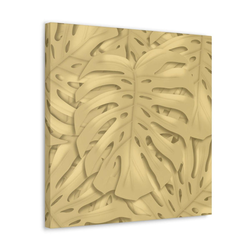 Golden Monstera Canvas, Canvas, Laura Christine Photography & Design, Art & Wall Decor, Canvas, Hanging Hardware, Home & Living, Indoor, Laura Christine Photography & Design, laurachristinedesign.com