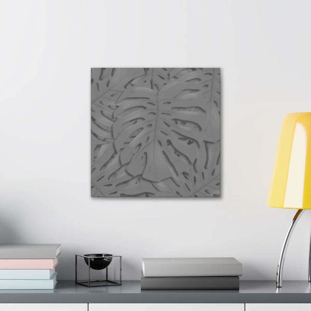 Monstera Canvas Art - Durable Matte Finish Canvas Art Print | Tropical Leaf Wall Decor