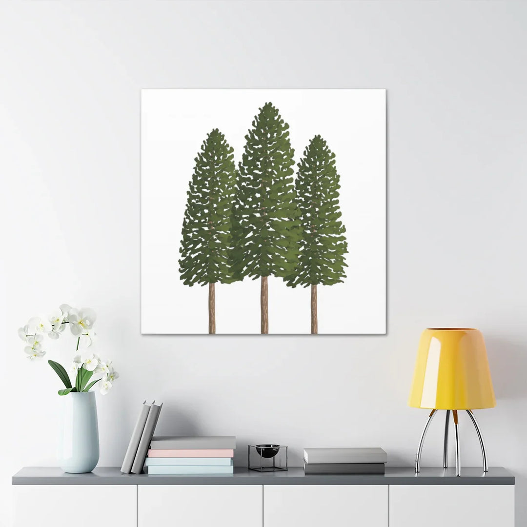 Ponderosa Pine Canvas - Large Stretched Cotton Canvas Art Print With Matte Finish