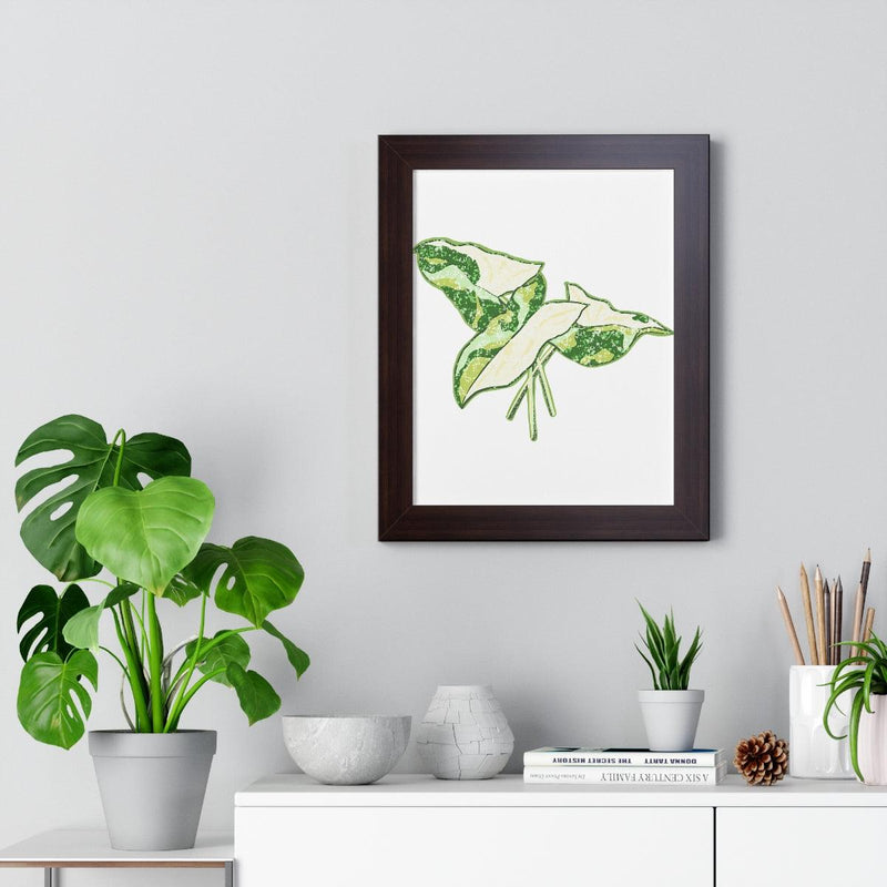 Marble Syngonium Framed Print, Poster, Laura Christine Photography & Design, Framed, Home & Living, Indoor, Paper, Posters, Laura Christine Photography & Design, laurachristinedesign.com