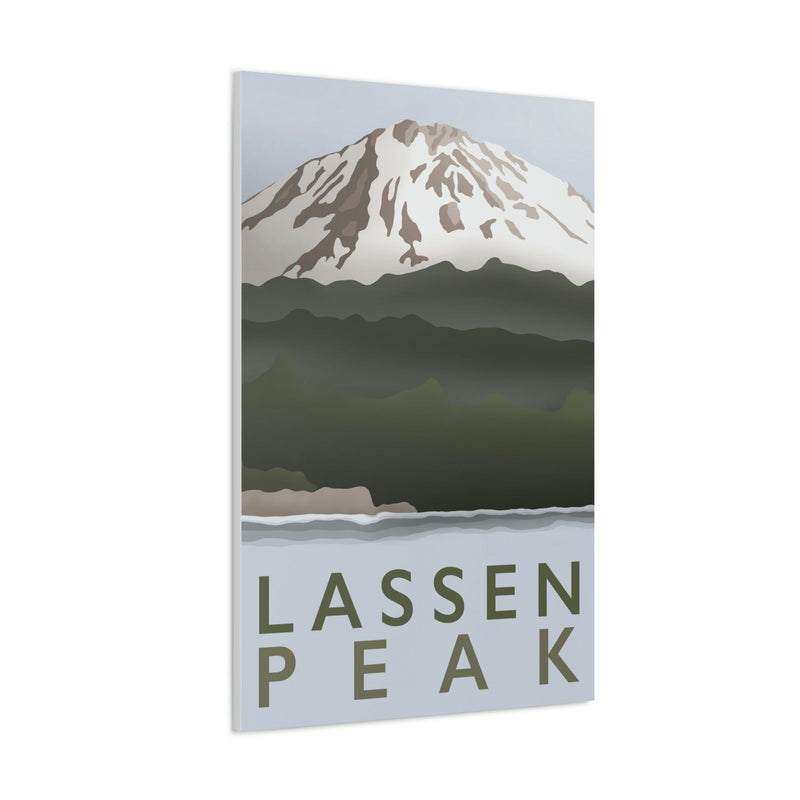 Lassen Peak Minimalist Canvas, Canvas, Printify, Art & Wall Decor, Canvas, Hanging Hardware, Home & Living, Indoor, Laura Christine Photography & Design, laurachristinedesign.com