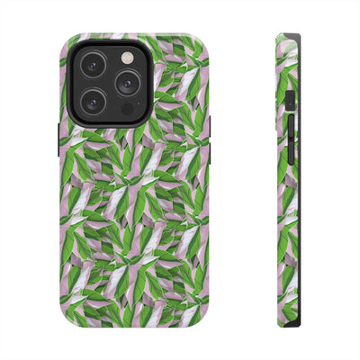 Tricolor Syngonium Phone Case, Phone Case, Printify, Accessories, Glossy, iPhone Cases, Matte, Phone accessory, Phone Cases, Samsung Cases, Laura Christine Photography & Design, laurachristinedesign.com