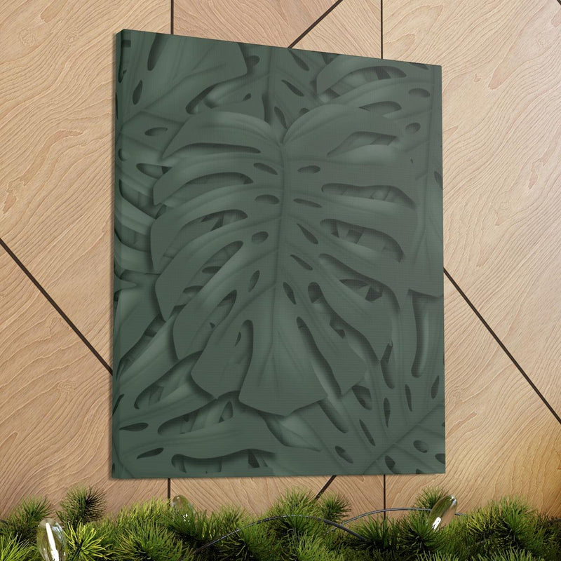 Deep Green Monstera Canvas, Canvas, Laura Christine Photography & Design, Art & Wall Decor, Canvas, Hanging Hardware, Home & Living, Indoor, Laura Christine Photography & Design, laurachristinedesign.com