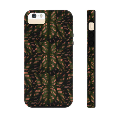 Calathea Pinstripe Phone Case, Phone Case, Printify, Accessories, Glossy, iPhone Cases, Matte, Phone accessory, Phone Cases, Samsung Cases, Laura Christine Photography & Design, laurachristinedesign.com