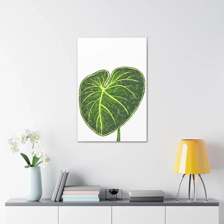 Philodendron Gloriosum Canvas - Stretched Canvas Art Print | Matte Indoor Wall Art - Laura Christine Photography & Design