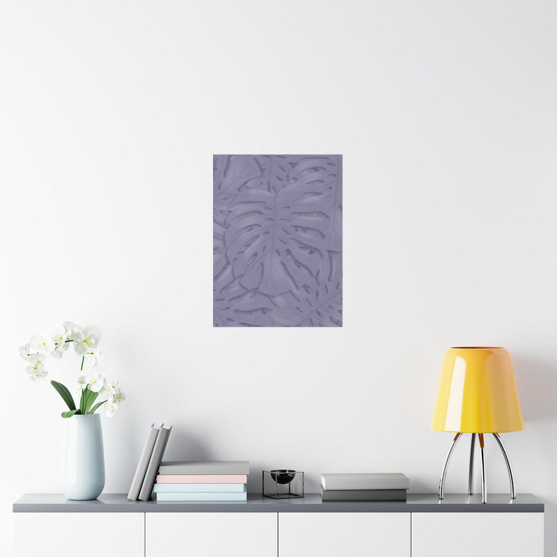 Violet Monstera Print, Poster, Laura Christine Photography & Design, Back to School, Home & Living, Indoor, Matte, Paper, Posters, Valentine&