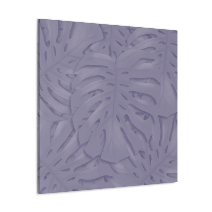 Violet Monstera Canvas – Durable Canvas Art Print With Matte Finish & Botanical Design