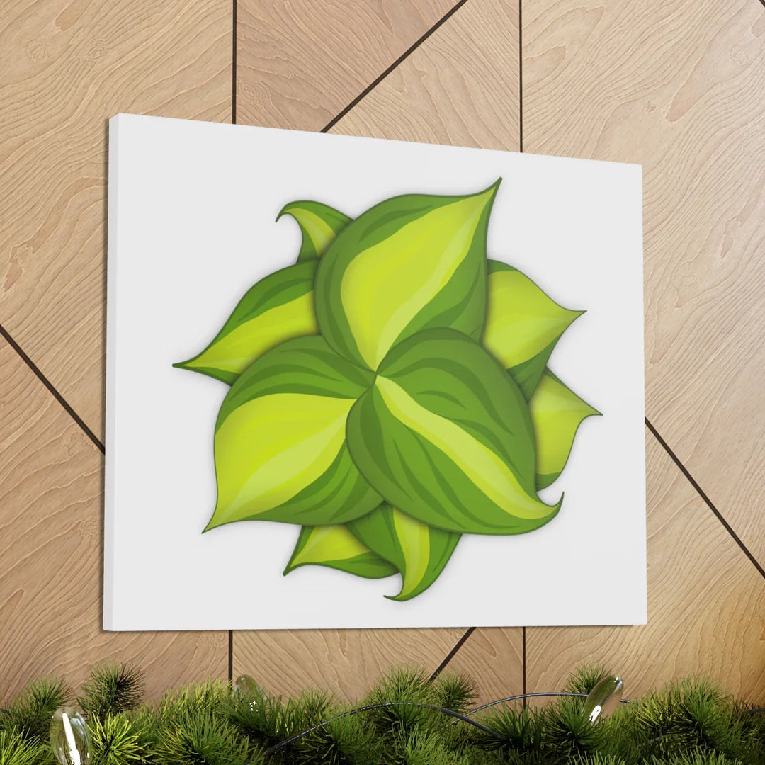 Philodendron Brasil Canvas - Botanical Canvas Art Print With Matte Finish & Durable Hanging - Laura Christine Photography & Design