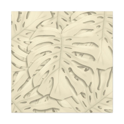 Soft Beige Monstera Canvas, Canvas, Laura Christine Photography & Design, Art & Wall Decor, Canvas, Hanging Hardware, Home & Living, Indoor, Laura Christine Photography & Design, laurachristinedesign.com