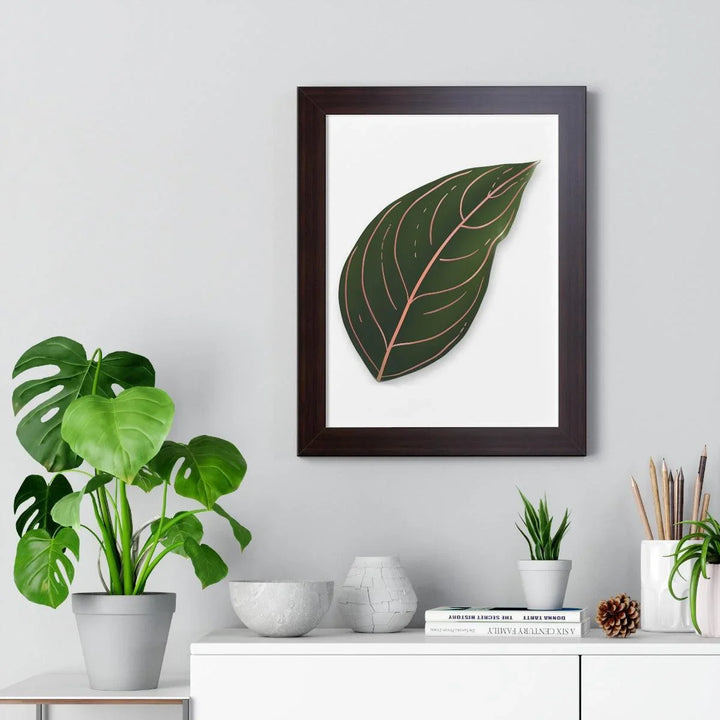 Aglaonema Rotundum Framed Print, Poster, Laura Christine Photography & Design, Framed, Home & Living, Indoor, Paper, Posters, Laura Christine Photography & Design, laurachristinedesign.com