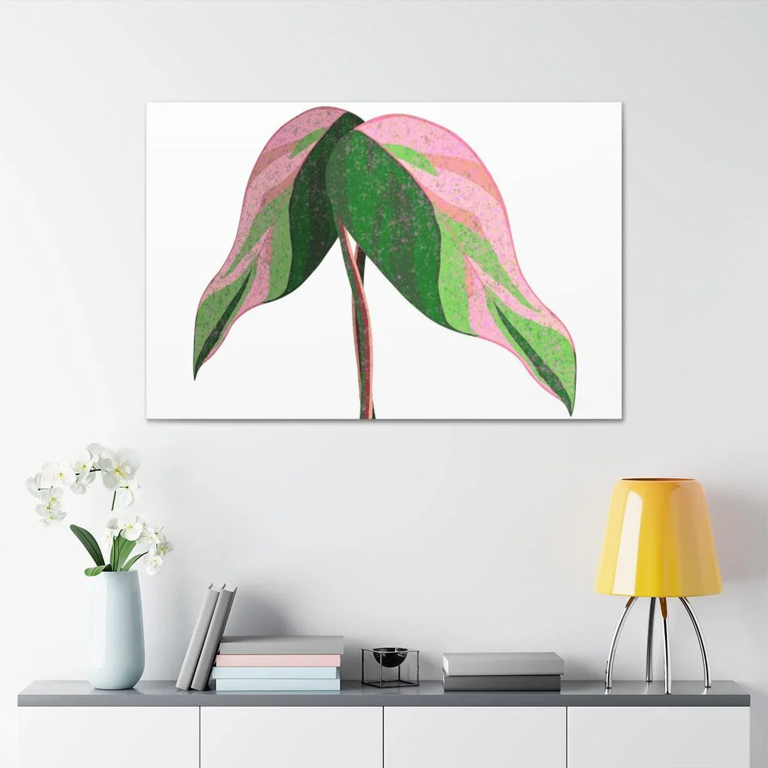 Pink Princess Philodendron Canvas, Canvas, Laura Christine Photography & Design, Art & Wall Decor, Canvas, Hanging Hardware, Home & Living, Indoor, Laura Christine Photography & Design, laurachristinedesign.com