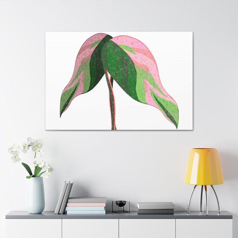 Pink Princess Philodendron Canvas, Canvas, Laura Christine Photography & Design, Art & Wall Decor, Canvas, Hanging Hardware, Home & Living, Indoor, Laura Christine Photography & Design, laurachristinedesign.com