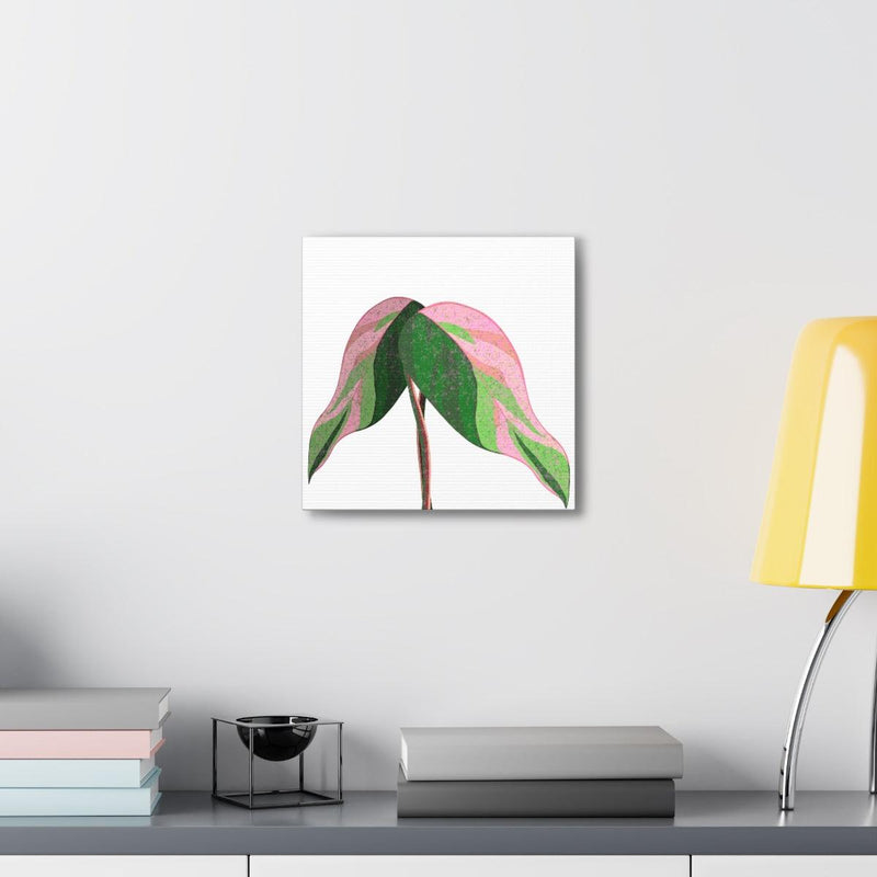 Pink Princess Philodendron Canvas, Canvas, Laura Christine Photography & Design, Art & Wall Decor, Canvas, Hanging Hardware, Home & Living, Indoor, Laura Christine Photography & Design, 