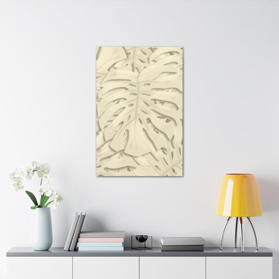 Soft Beige Monstera Canvas, Canvas, Laura Christine Photography & Design, Art & Wall Decor, Canvas, Hanging Hardware, Home & Living, Indoor, Laura Christine Photography & Design, laurachristinedesign.com