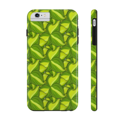 Philodendron Brasil Phone Case, Phone Case, Printify, Accessories, Glossy, iPhone Cases, Matte, Phone accessory, Phone Cases, Samsung Cases, Laura Christine Photography & Design, laurachristinedesign.com