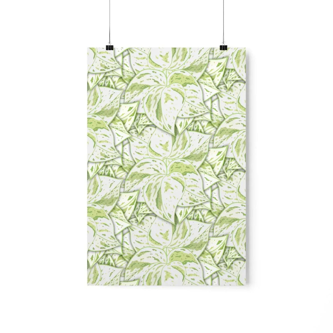 Snow Queen Pothos Print, Poster, Laura Christine Photography & Design, Back to School, Home & Living, Indoor, Matte, Paper, Posters, Valentine's Day promotion, Laura Christine Photography & Design, laurachristinedesign.com