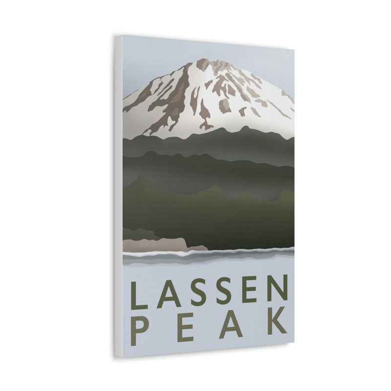 Lassen Peak Minimalist Canvas, Canvas, Printify, Art & Wall Decor, Canvas, Hanging Hardware, Home & Living, Indoor, Laura Christine Photography & Design, laurachristinedesign.com