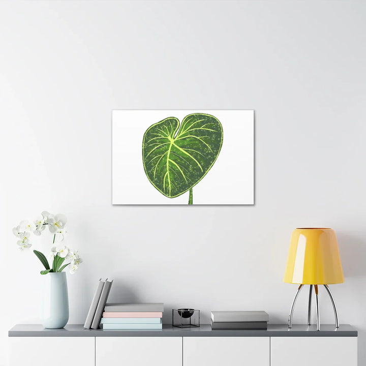 Philodendron Gloriosum Canvas - Stretched Canvas Art Print | Matte Indoor Wall Art - Laura Christine Photography & Design