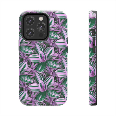 Tradescantia Nanouk Phone Case, Phone Case, Printify, Accessories, Glossy, iPhone Cases, Matte, Phone accessory, Phone Cases, Samsung Cases, Laura Christine Photography & Design, laurachristinedesign.com