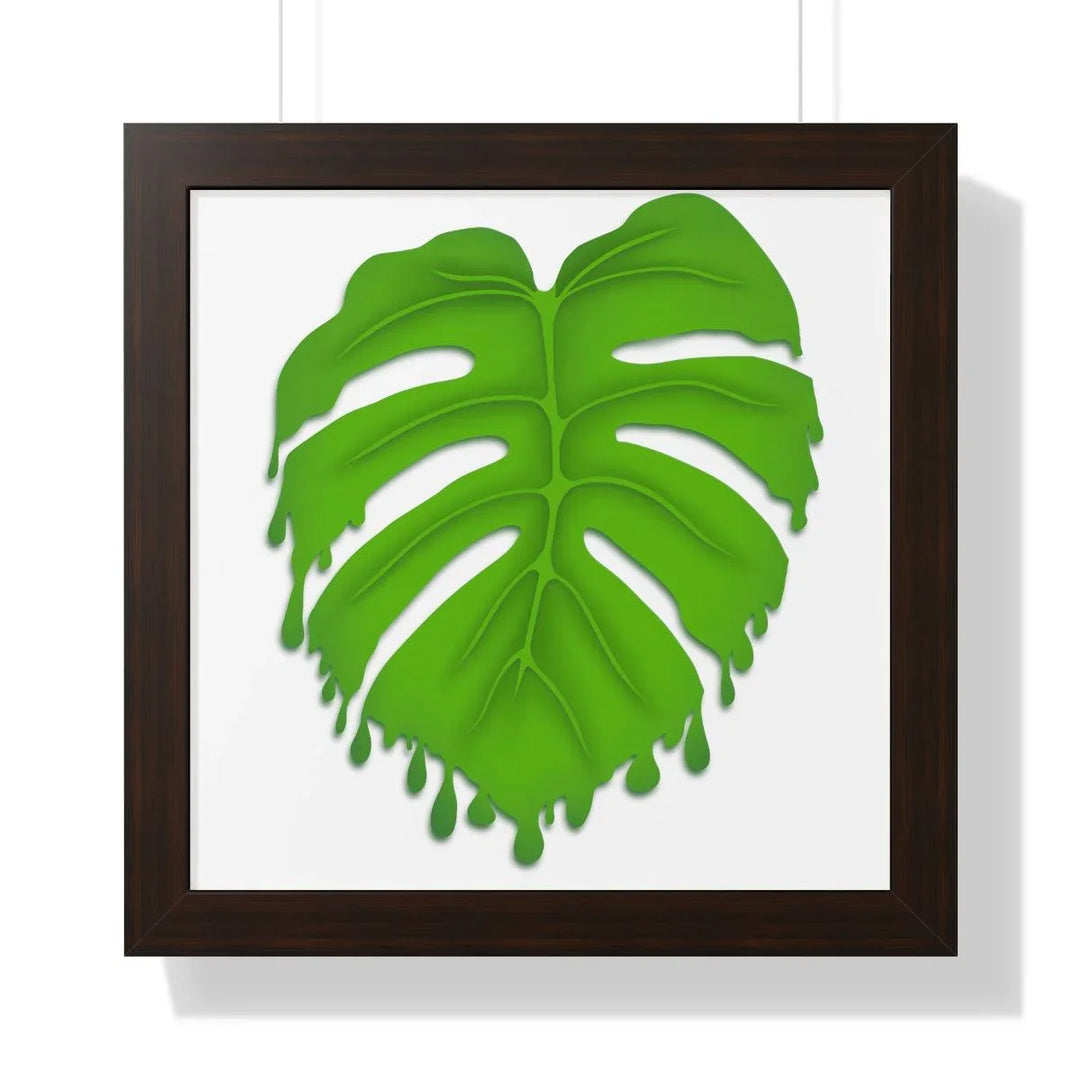 Melting Monstera Framed Print, Poster, Laura Christine Photography & Design, Framed, Home & Living, Indoor, Paper, Posters, Laura Christine Photography & Design, laurachristinedesign.com