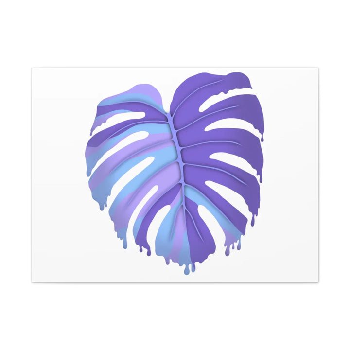 Purple Monstera Canvas - Modern Canvas Art Print | Botanical Wall Decor - Laura Christine Photography & Design