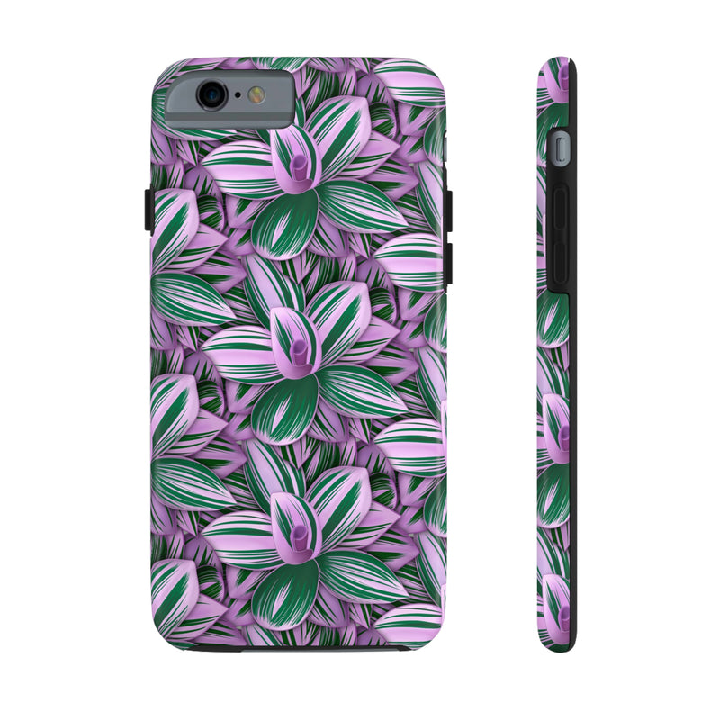 Tradescantia Nanouk Phone Case, Phone Case, Printify, Accessories, Glossy, iPhone Cases, Matte, Phone accessory, Phone Cases, Samsung Cases, Laura Christine Photography & Design, laurachristinedesign.com