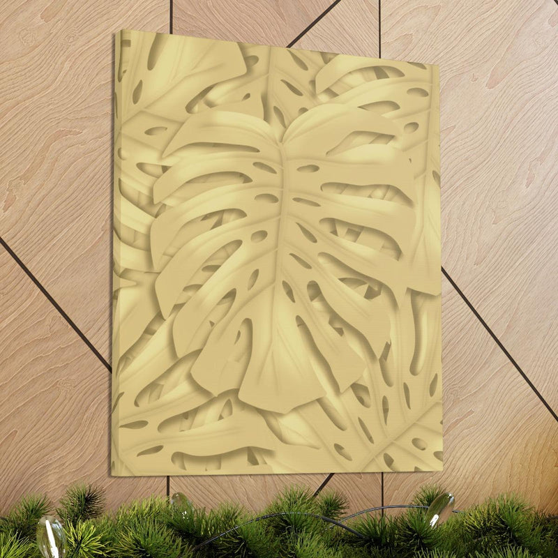 Golden Monstera Canvas, Canvas, Laura Christine Photography & Design, Art & Wall Decor, Canvas, Hanging Hardware, Home & Living, Indoor, Laura Christine Photography & Design, laurachristinedesign.com